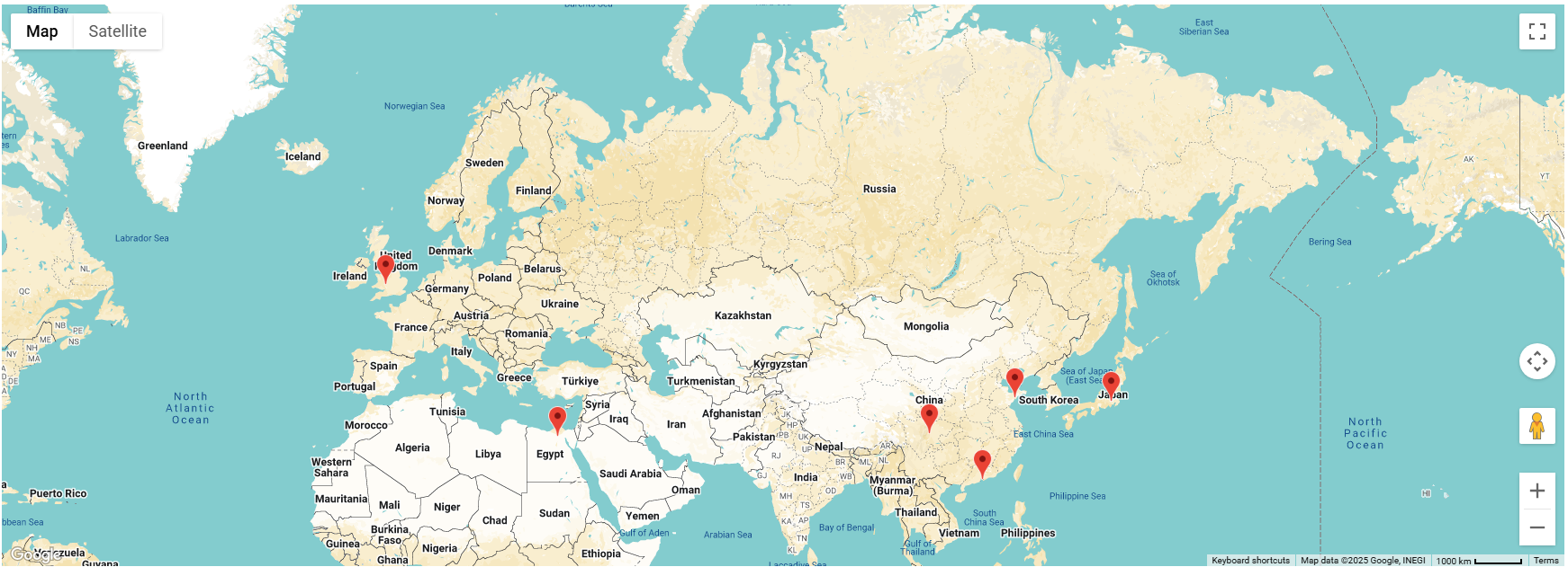 Family of schools Map
